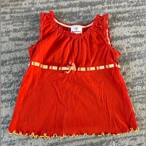Hanna Andersson Orange tank top size 4T